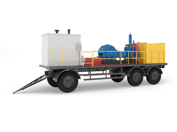 Цементировочный агрегат АНП-320 на прицепе